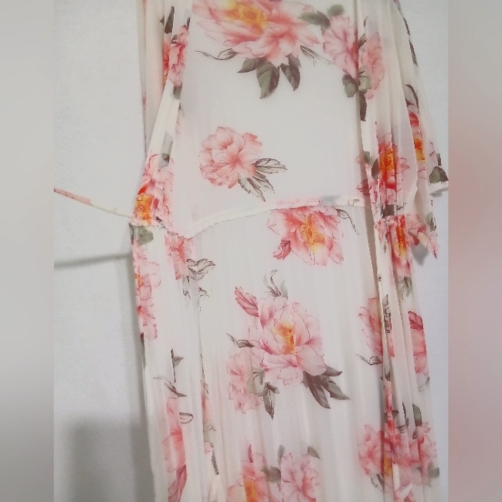 CURE KIMONO LONG FLORAL PRINT  | SIZE M - Picture 6 of 8